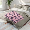 thumbnail image 3 of Cute Baby Hippo Fleece Throw Blanket for Toddlers, Kids & Pets &ndash; Soft, Cozy, and Durable 30x40&rdquo; Blanket, 3 of 5