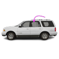thumbnail image 4 of Fits 1997-2002 Ford Expedition & Lincoln Navigator Left Rear Door Glass Clear, 4 of 4