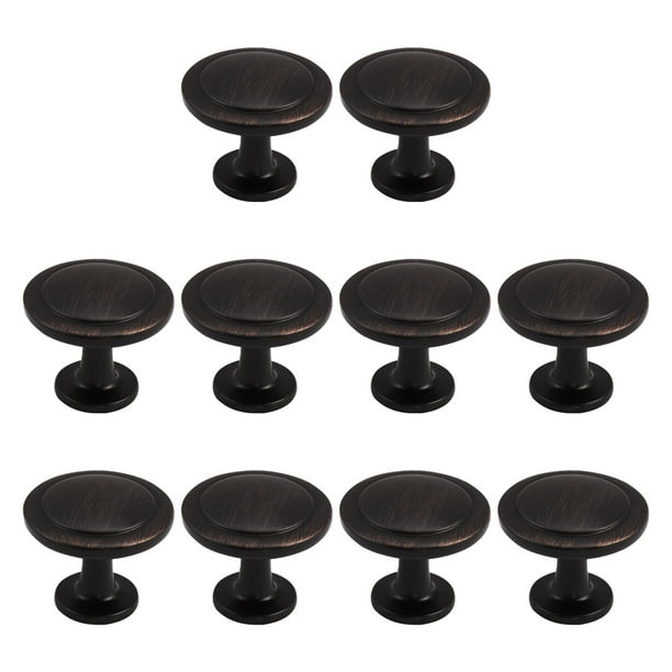 Zinc Alloy Drawer Knobs 31mm Round Dresser Knobs Pull Handle for Home