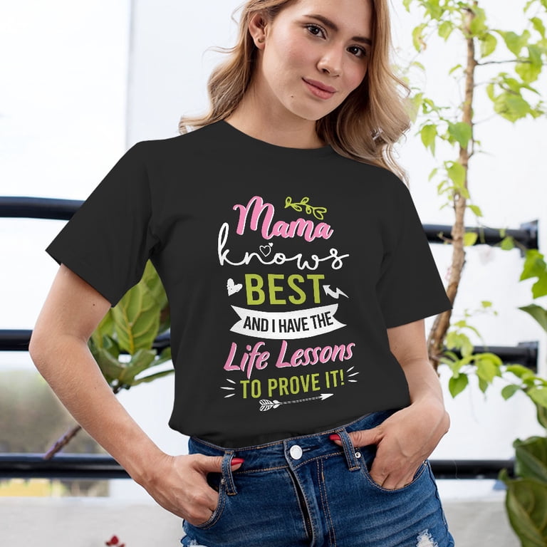 mom klows best Mama Knows T-Shirt, Women's T-Shirt, Mother's Day Gift, Women's Tee, Women's Cotton Shirt, Gift For Mom, Loving Tee, Tee Shirt Buy More & Save:Buy 2 - R 670 (Save 15%) Mayfair Doctors™ - NeoStrata Antioxidant Supplements