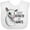 AA-White, variant on Inktastic Easily Distracted by Goats Cute Goat Boys or Girls Baby Bib