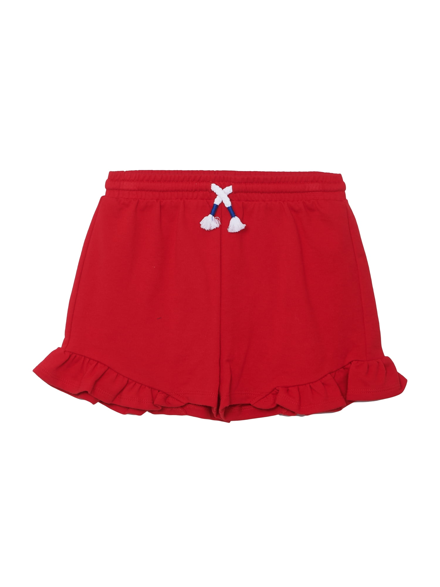 Way to Celebrate Girls Patriotic Americana Cinched Tank and Flutter Short Set, 2-Piece, Sizes 4-18