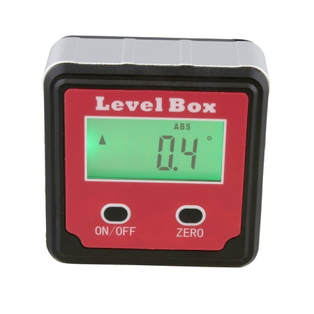 DCT Digital Magnetic Inclinometer Angle Measurement Tool Level Protractor Gauge