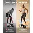 thumbnail image 4 of Upgraded Rock Stepper 2.0 for Exercise at , Rocking Stepper Side to Side, Low- -Friendly Exercise Machine with Resistance Bands, LCD  & 330 LBS Capacity, Full  Workout, 4 of 6