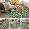 thumbnail image 6 of St. Patrick's Day Round Area Rugs Collection 4', Green Lucky Clovers Ombre Non Slip Indoor Circular Throw Runner Rug Floor Mat Carpet for Living Room Dining Table Bedroom Nursery, 6 of 9