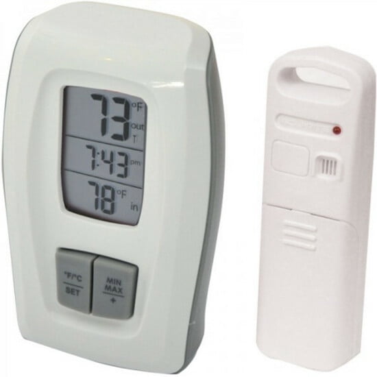AcuRite Digital Indoor / Outdoor Thermometer with Clock