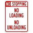 thumbnail image 1 of No Stopping No Loading No Unloading Sign,, 1 of 8