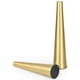 thumbnail image 3 of Juego de floreros pequeños Vase Vixdonos de metal dorado de 26,7 cm/21,6 cm, 3 of 7