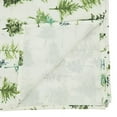 thumbnail image 3 of Fennco Styles Winter Forest Trees Christmas Tablecloth 65" W x 140" L - Green Festive Table Cover for Home, Dining Room, Holiday Décor, Banquets, Holiday and Special Events, 3 of 5