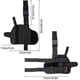 thumbnail image 3 of Tactical Drop Leg Holster Universal Thigh Pistol Holster with Magazine Pouches for Left Handed Airsoft Handgun Pouch Hunting, 3 of 5