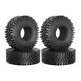 thumbnail image 1 of 4 piezas 1/10 RC Ruedas y neumáticos Neumáticos de coche de escalada Accesorio RC Neumáticos de coche de oruga RC Pieza de actualización RC para SCX10, 1 of 8