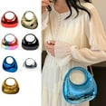 thumbnail image 6 of FENOHREFE Womens Evening Bag Fashion Crossbody Bag Elegant Evening Handbag Moon Shape Shoulder Bag Wedding Purse for Party, 6 of 8