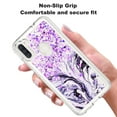 thumbnail image 3 of Samsung Galaxy A11 Case, Rosebono Hybrid Bling Glitter Sparkle Epoxy Graphic Marble Colorful Silicone Skin Cover Armor Case for Samsung Galaxy A11 (Purple), 3 of 5