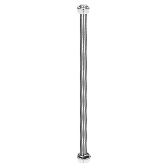M10 x 240mm 304 Stainless Steel Hex Head Screws Bolts, Nuts, Flat & Lock Washers Assortment Kit, 1 Sets