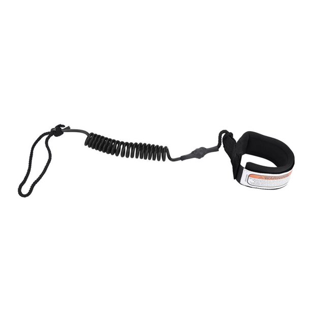 Paddle Board 5 Mm Resorte En Espiral Pierna Pie Cuerda Correa De Surf Para Tabla De Surf (Negro) Kearding OD004978-00