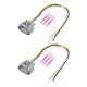 thumbnail image 1 of Unique Bargains Conector de arnés de cableado de señal de giro frontal para Toyota 1997-2004 Plástico No.9098011020 Negro 1 juego, 1 of 1