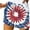 Multicolor, variant on CFLVAEK 4th of July Shorts for Women Red White and Blue Tie Dye Patriotic Shorts Summer Casual Drawstring High Waisted Shorts with Pockets Vacation Beach Trendy Shorts XXL