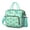 Greenish-blue-2, variant on Abstract Floral Pig Design Insulated Cooler Bag - Durable Outdoor Lunch Tote with Shoulder Strap