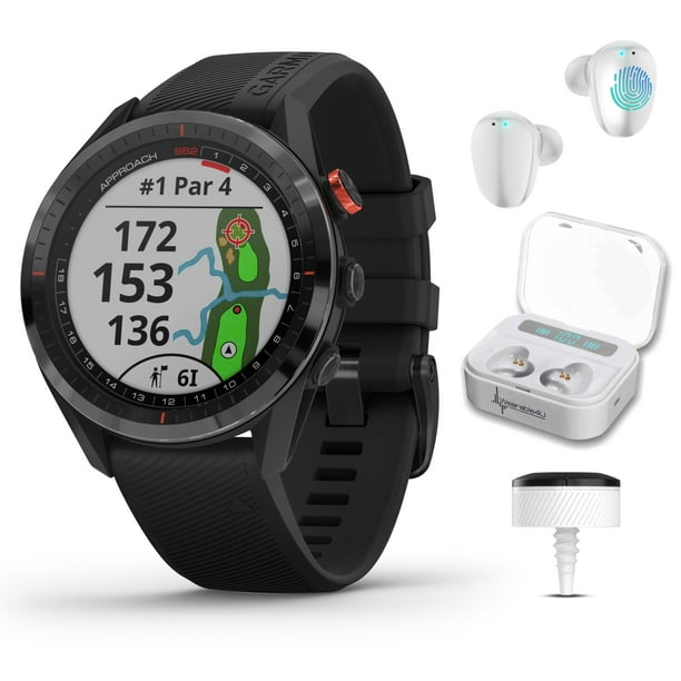 Wearable4u Garmin Approach S62 Premium GPS Black Golf Watch with