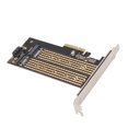 thumbnail image 1 of Lector de Tarjetas de Memoria NikouMX Tarjeta Adaptadora Dual M.2 Adaptador PCIE, 1 of 8