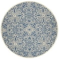 thumbnail image 6 of SAFAVIEH Trace Burton Geometric Wool Area Rug, Blue/Ivory, 8' x 10', 6 of 10