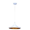 thumbnail image 2 of Berkley White and Gold Single Light Pendant B6002WG, 2 of 3