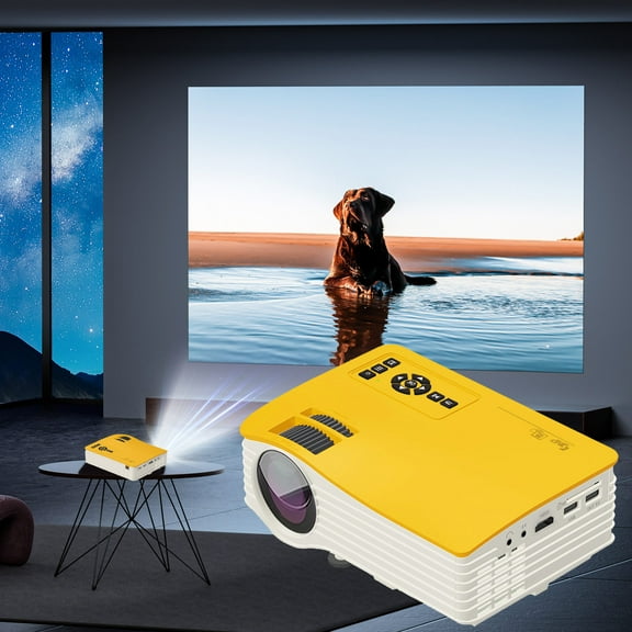AZXY Projector,Mini Projector,Mini Projector for Phone,Movie Projectors,Smart Projector with Bluetooth and Wifi