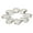 Argent, variante sur 50 Pcs Lames Pivotantes Couleur Vive Rotation Facile Finition Lisse Applications Larges Antirouille Attracteur de Pêche Cuillère de Pêche Compacte Lames Pivotantes Équipement de Pêche