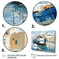 thumbnail image 3 of Designart "Island Odyssey Greece Greek wall art III" Transportation Floater Framed Canvas Print, 3 of 7