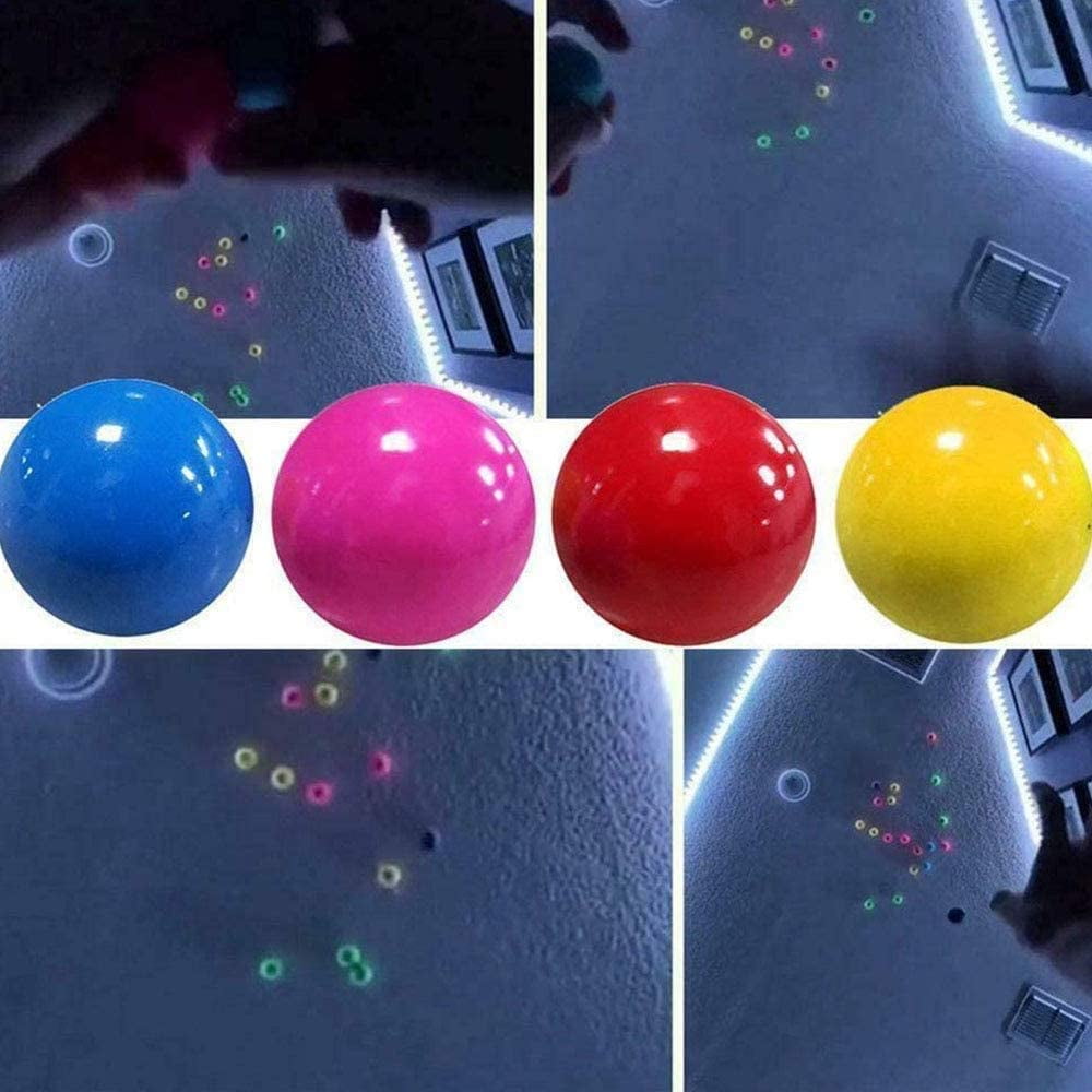 Stress Reliefer Fluorescent Sticky Target Balls, Globbles Dodgeball