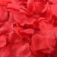 thumbnail image 1 of 1000 piezas de pétalos de rosa de seda, flores artificiales, decoración de jarrón para fiesta de boda, recuerdos de despedida de soltera, centros de mesa, decoraciones de confeti, rojo, 1 of 5