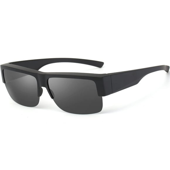 Gafas de sol CAXMAN polarizadas super oscuras para usar sobre lentes