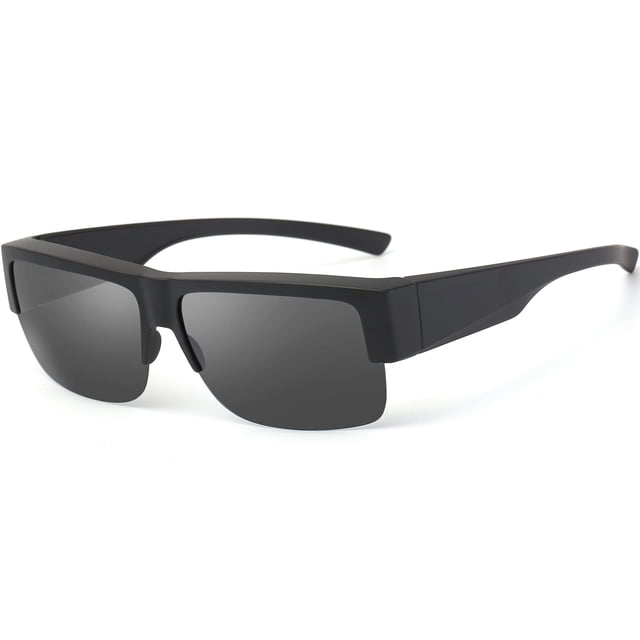 Gafas de sol CAXMAN polarizadas super oscuras para usar sobre lentes