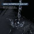 thumbnail image 4 of Amdohai Mens Waterproof Rain Suit with Reflective Strip Waterproof Jacket Trouser, 4 of 7