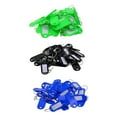 thumbnail image 1 of veasfak 150pcs Key Rings Tags Keychain Name Tags Keys Holder Information Accessories Green and Black and Dark Blue, 1 of 9