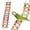 Khaki, variant on Cockatiel Parrot Ladder, Wooden Ladder with Colorful Beads Steps Climbing Bridge Bird Cage Play Conure Toys for Conure Parakeet Budgie Lovebirds, Parakeet Cage Accessories, Khaki