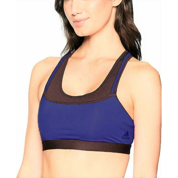 adidas Womens Activewear Medium Impact Racerback Sports Bra;S