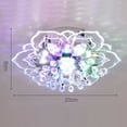 thumbnail image 4 of Lámpara de Pared Candelabro de cristal de flores Likrtyny LED moderna 9W, 4 of 7