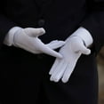 thumbnail image 3 of Trayknick 1 Paire Gants Formels pour Smoking Garde d'Honneur Parade Inspection Collection Servir, 3 of 8