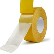 Fabric Tape Double Sided Carpet Tape Heavy Duty for Hardwood Floors 1 Roll Filament Adhesive Tape Double Sided Rug Tape for Area Rugs on Carpet Double Sided Tape for Tile Floors 2inx66FT(20m)