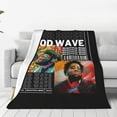 thumbnail image 2 of Rod Waves Nostalgia Blanket Soft Warm Flannel Throw Blanket for Bed Sofa Couch Bedroom Living Room Dorm All Season 40"x30", 2 of 6