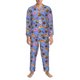 thumbnail image 3 of Fotbe Fastfoods Pijama de Hombre con Estampado de Manga Larga, Conjunto de 2 Piezas, Ropa de Dormir Suave y Cómoda con Bolsillos-X-Large, 3 of 7