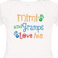 thumbnail image 4 of Inktastic Mimi and Gramps Love Me Boys or Girls Long Sleeve Baby Bodysuit, 4 of 5