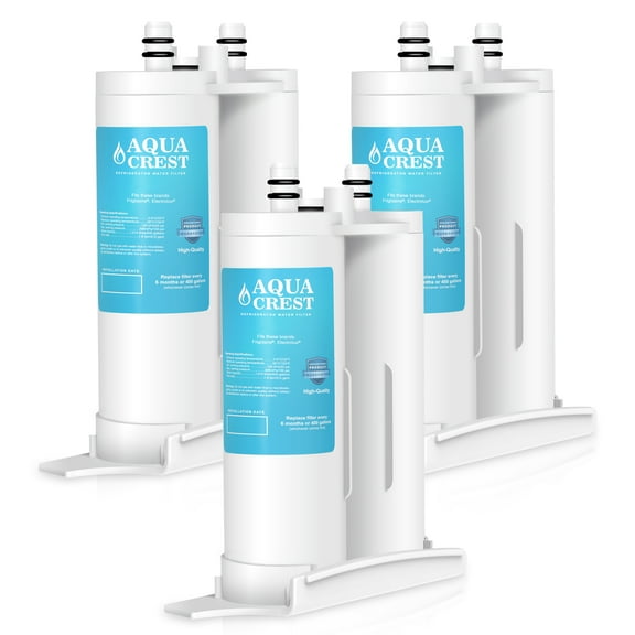 3 Pack AQUACREST WF2CB Refrigerator Water Filter Compatible with Frigidaire PureSource2 WF2CB