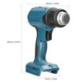 thumbnail image 3 of TFixol Cordless Handheld Hot Air Machine Lithium Rechargeable Heating Equipment Temperatures Adjustable Power Tool with 4 Nozzles Compatible with Makita 18V Lithium Battery, 3 of 3