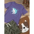thumbnail image 3 of Grinning Shark Kids Art T-Shirt Toddler -Image by Shutterstock,  2 Toddler, 3 of 4