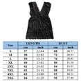 thumbnail image 3 of Floral Lace Sheer V Neck Top Slim Fit Soft Elegant Sleeveless Sheer Tank Top Black  For Party ANGGREK Otros, 3 of 7