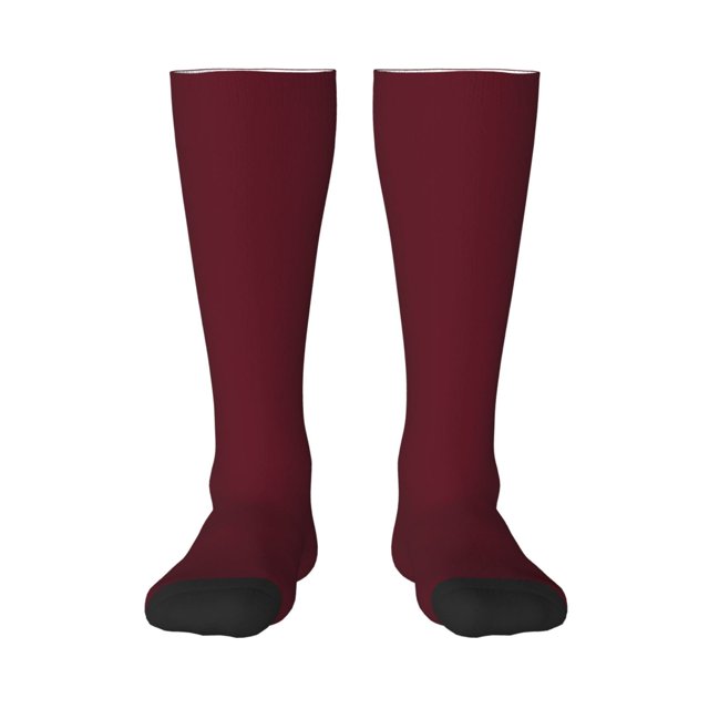 Gaeub Chaussettes Design Imprimé Marron, Chaussettes Hautes Extensibles pour Hommes Femmes Adolescents, Chaussettes de Softball Soccer pour Randonnée, Sport