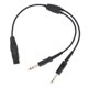 thumbnail image 5 of Cable adaptador de auriculares de 5 pines Cable de auriculares de aviación Montaje fácil de instalar Fácil de usar Durable para enchufe XLR a GA, 5 of 8