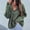 Army Green, variant on AOOCHASLIY 2023 Womens Sweater Women Casual Soild Long Sleeve Knit Pullover V-neck Sweater